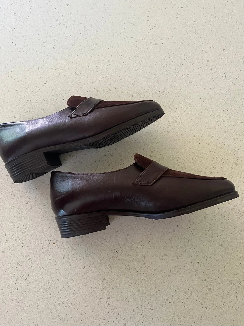 Munro Women's Brown Leather & Suede Loafers